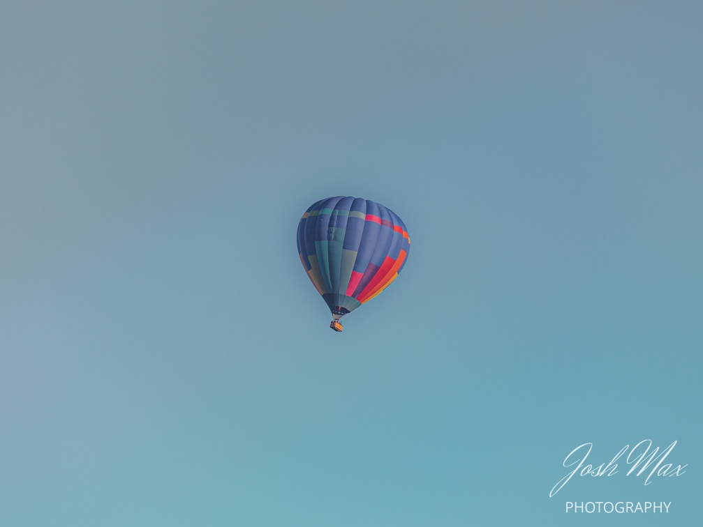 Distant Little Hot Air Balloon