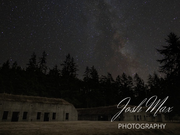 Milky Way over Fort Flagler