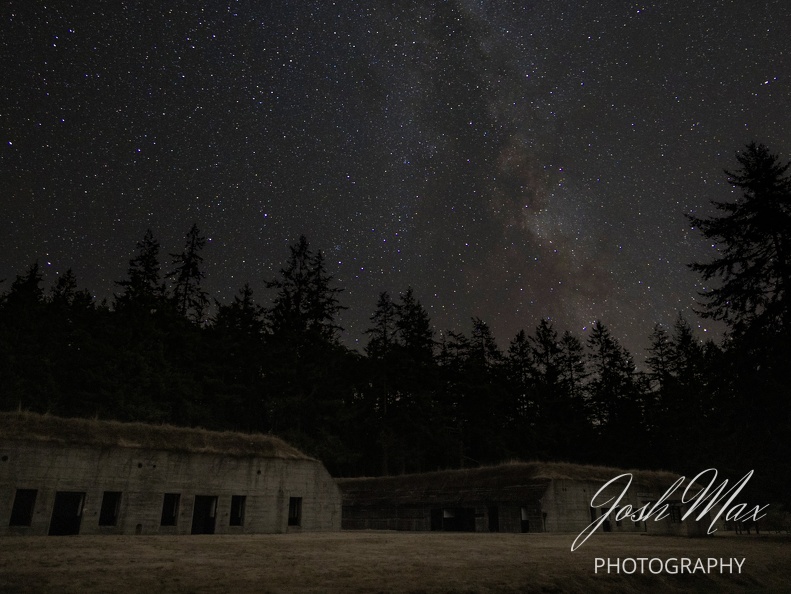 Milky Way over Fort Flagler